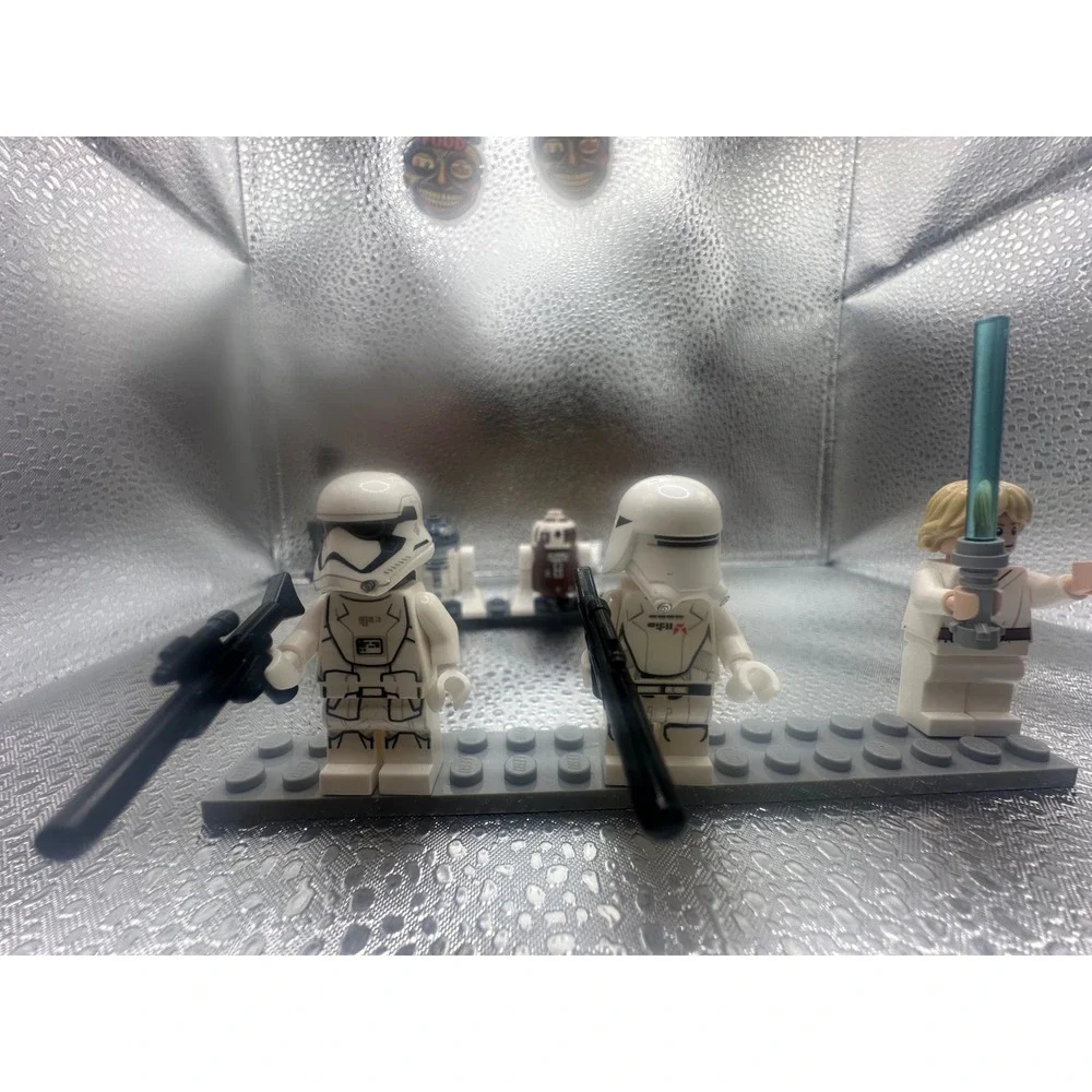 LEGO Star Wars Minifigure Lot Yoda Luke Skywalker R2-D2 BB-8 Stormtroopers 9pc - Picture 5 of 16